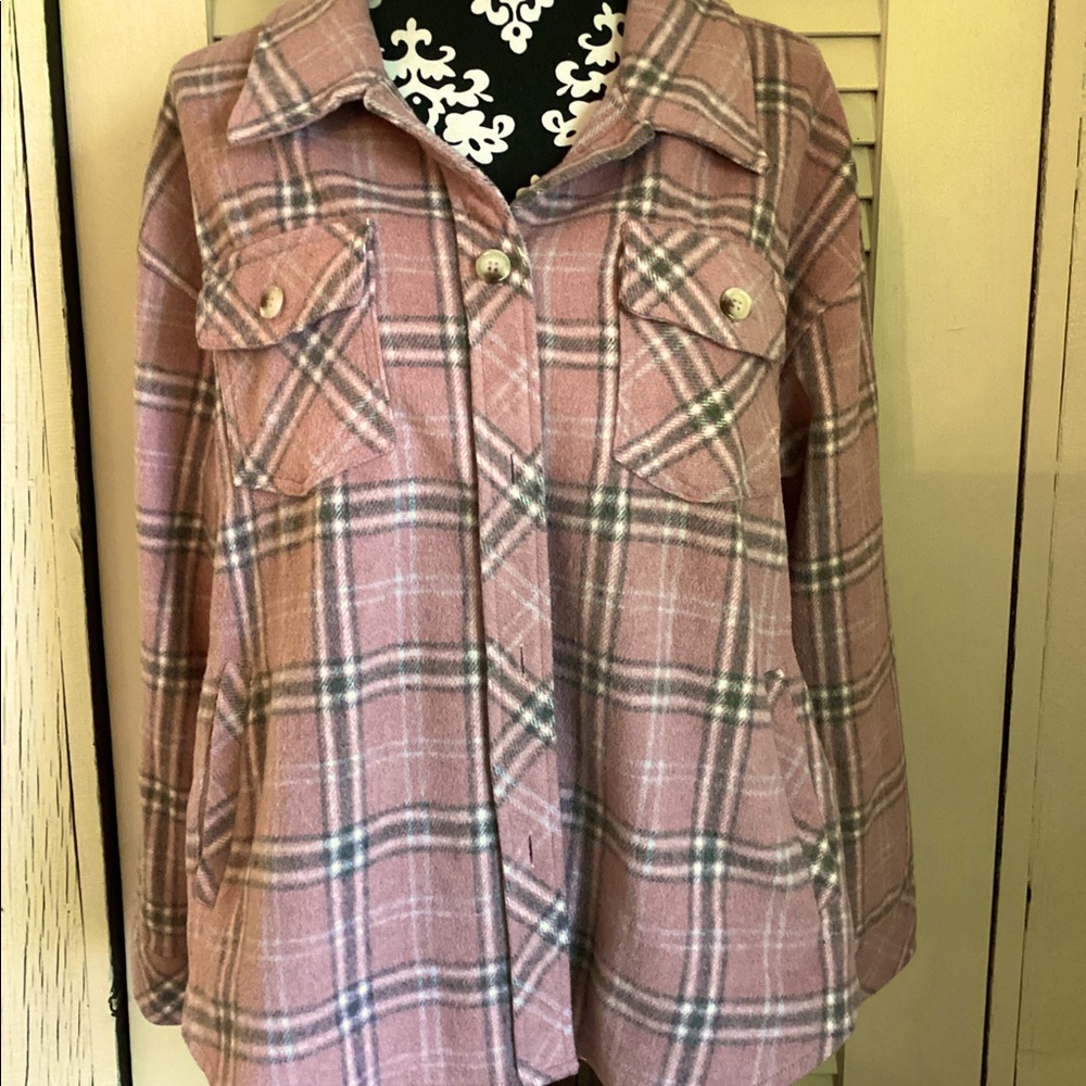 Pink Lily Shacket